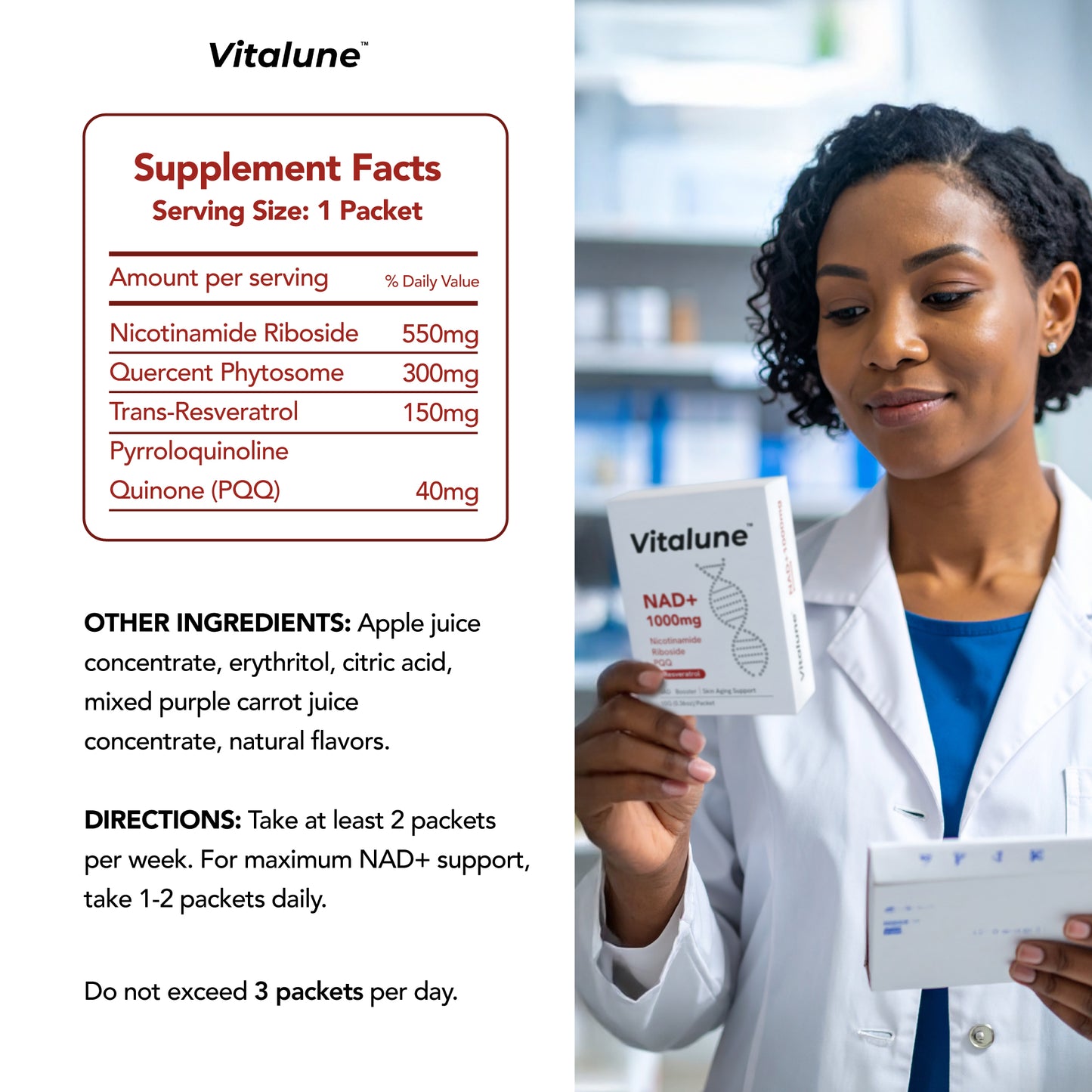 Vitalune Liquid NAD+